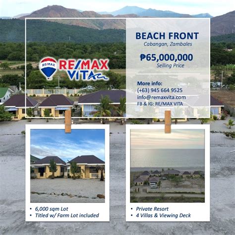 Beach lot For Sale in Cabangan, Zambales .